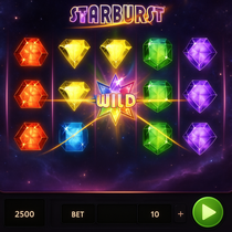 Spinbara - Starburst Slot von NetEnt